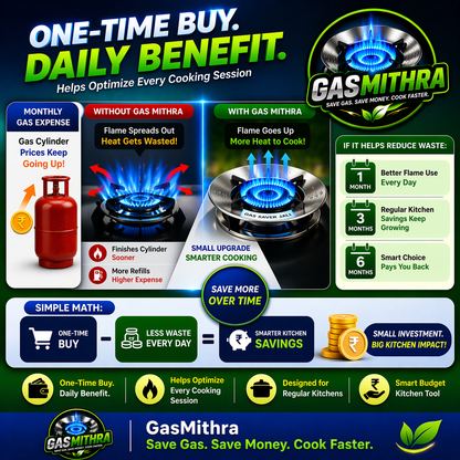 “Upgrade your kitchen: Save gas + light instantly ⚡🔥”