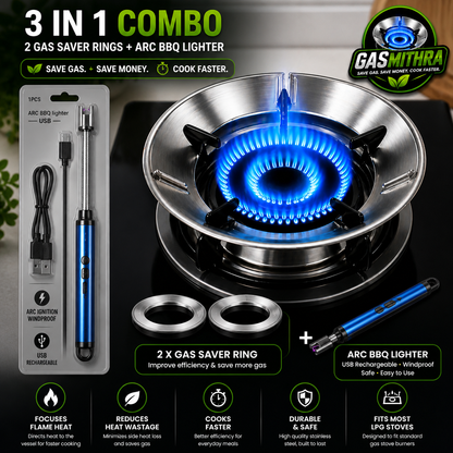 “Upgrade your kitchen: Save gas + light instantly ⚡🔥”